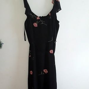 Black Floral Dress